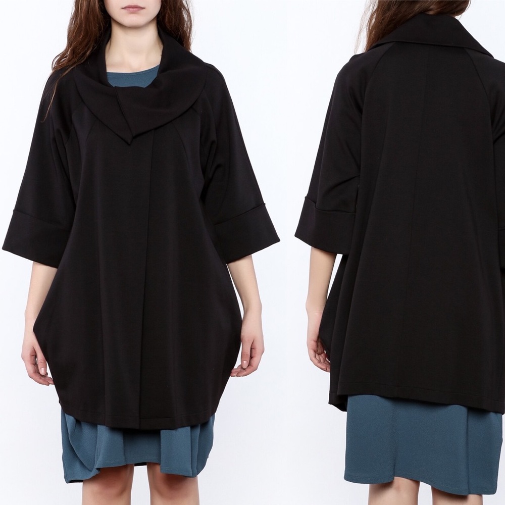 Comfy USA Linda Cape Jacket Gray - Picture 2 of 14